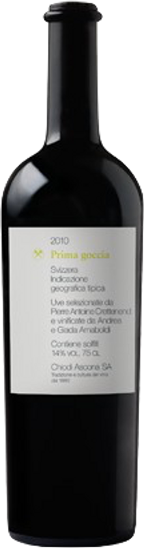 Flasche Prima Goccia Svizzera IGT von Chiodi Ascona SA