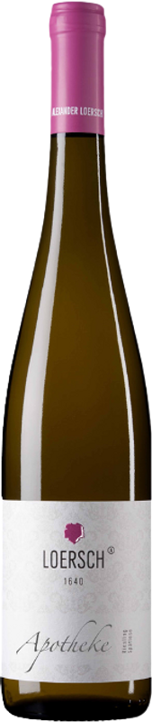 Bottle of Riesling Trittenheimer Apotheke Auslese from Weingut Alexander Loersch