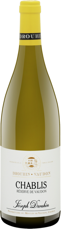 Bouteille de Chablis Reserve de Vaudon AC de Joseph Drouhin