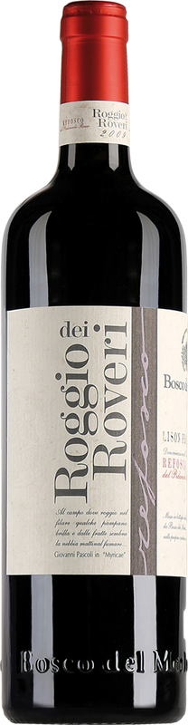 Bottle of Roggio Dei Roveri Refosco Riserva from Bosco del Merlo