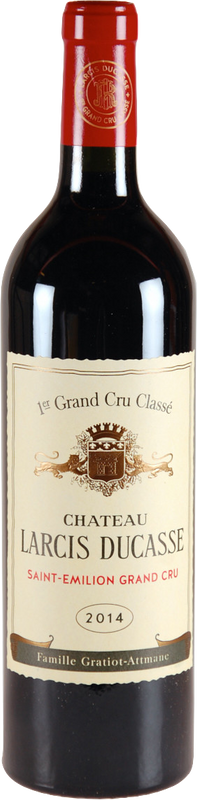 Bottiglia di Larcis Ducasse 1er Grand Cru Classe B St Emilion di Château Larcis Ducasse