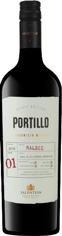 Bottle of Malbec Portillo Mendoza from Salentein