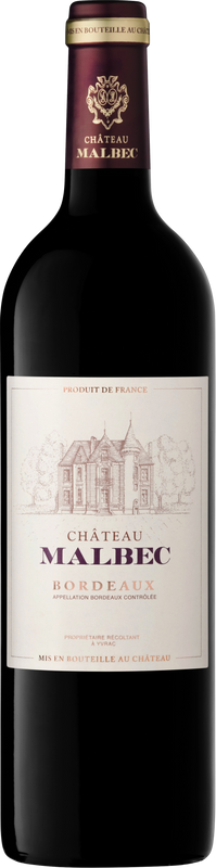 Flasche Château Malbec Bordeaux AOC von Château Malbec