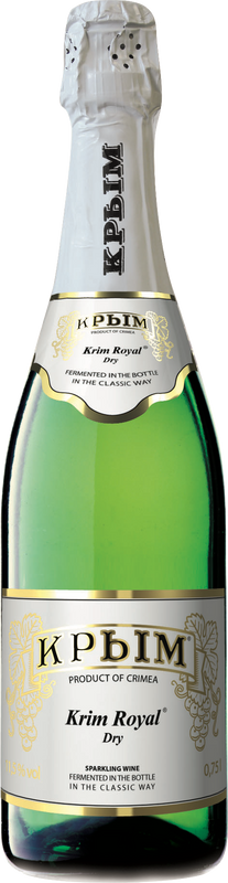 Bottiglia di Krimsekt Krim Royal Dry di CJSC