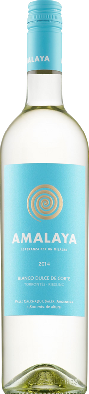 Bottiglia di Amalaya Blanco Dulce de Corte di Bodega Amalaya