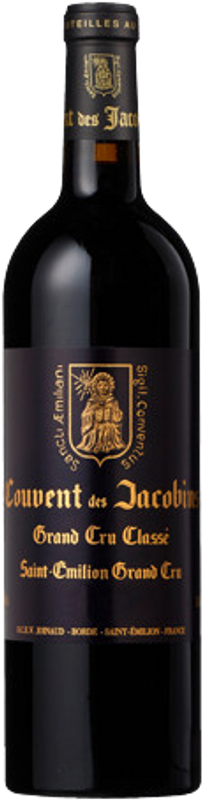Bottiglia di Couvent des Jacobins AOC Saint-Emilion Grand Cru di Couvent des Jacobins