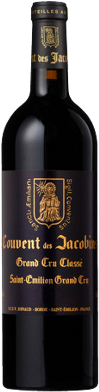 Bouteille de Couvent des Jacobins AOC Saint-Emilion Grand Cru de Couvent des Jacobins