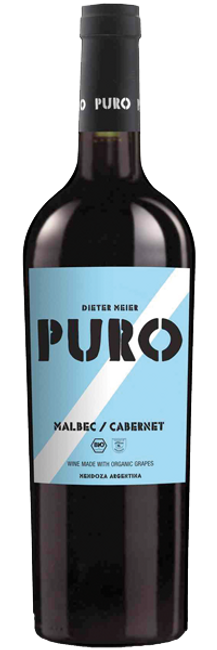 Image of Ojo de Vino/Agua / Dieter Meier PURO Malbec / Cabernet Sauvignon - 75cl - Mendoza, Argentinien bei Flaschenpost.ch