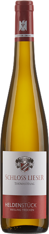 Bottle of Heldenstück Riesling trocken from Weingut Schloss Lieser