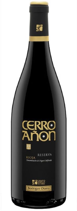 Bottiglia di Cerro Anon Reserva di Bodegas Olarra