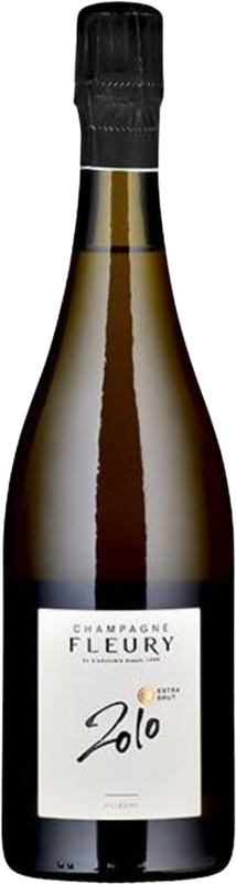 Bottiglia di Champagne Extra-Brut Vintage AOC di Fleury
