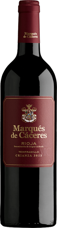 Bottle of Rioja DOCa Crianza from Marqués de Cáceres