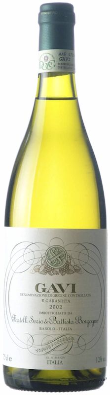 Bouteille de Gavi Borgogno DOCG de Fratelli Serio & Battista Borgogno