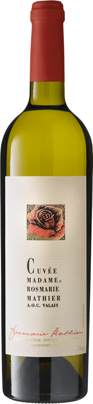 Bottle of Cuvee Madame Rosmarie blanc from Adrian Mathier
