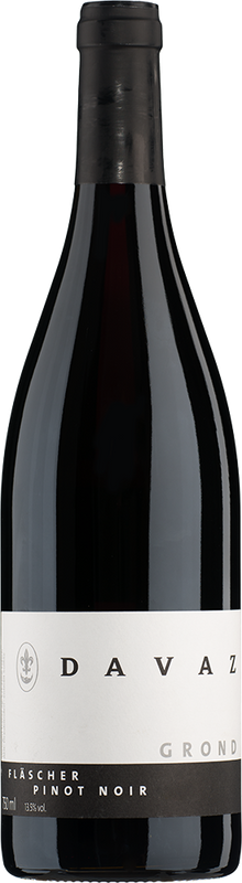 Flasche Fläscher Pinot Noir Grond Graubünden AOC von Weingut Davaz