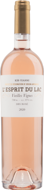 Bottle of L'Esprit du Lac PDO Rosé from Kir Yianni