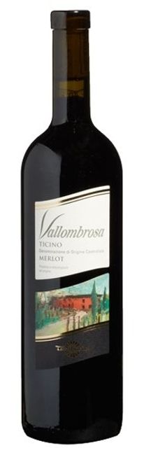 Image of Tamborini Vallombrosa Merlot DOC - 150cl - Tessin, Schweiz bei Flaschenpost.ch