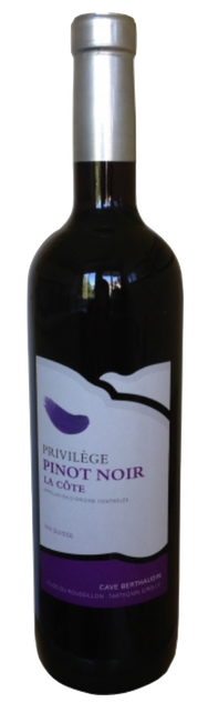 Image of Berthaudin Pinot Noir Privilège - 75cl - Waadt, Schweiz bei Flaschenpost.ch
