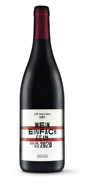 Image of Weinbau von Salis "Wein einfach fein" Rot AOC - 75cl - Bündner Herrschaft, Schweiz bei Flaschenpost.ch
