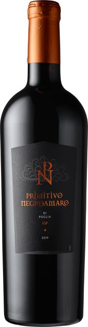 Image of Cooperativa Agricola Primitivo Negroamaro di Puglia IGP 'PN' - 75cl - Apulien, Italien bei Flaschenpost.ch