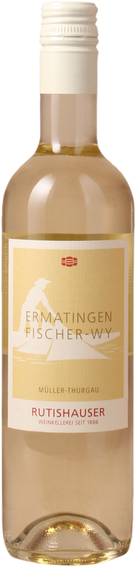 Bottiglia di Ermatingen Thurgau AOC Fischerwy Muller-Thurgau di Rutishauser-Divino