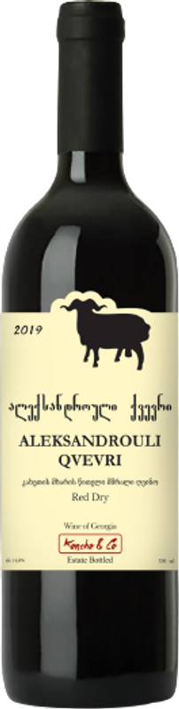 Bottle of Aleksandrouli Qvevri from Koncho & Co.