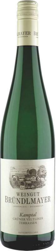 Bottiglia di Grüner Veltliner Kamptaler Terrassen Kamptal DAC di Weingut Bründlmayer