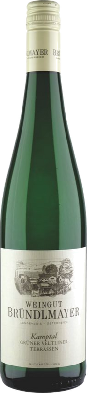 Bouteille de Grüner Veltliner Kamptaler Terrassen Kamptal DAC de Weingut Bründlmayer