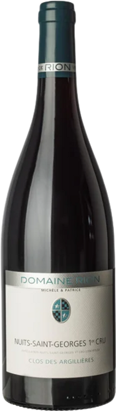 Bottiglia di Nuits-St-Georges 1er Cru AC Clos des Argillières di Domaine Michèle & Patrice Rion