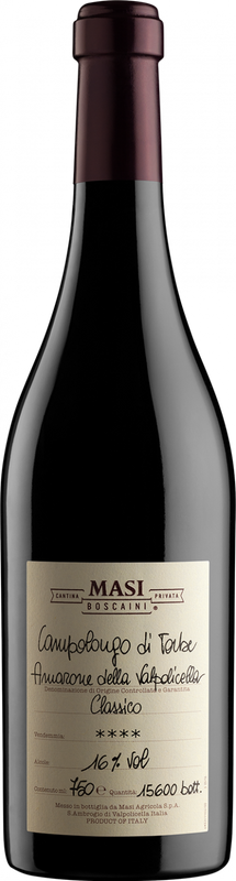 Bottiglia di Campolongo di Torbe Amarone della Valpolicella Classico DOC di Masi