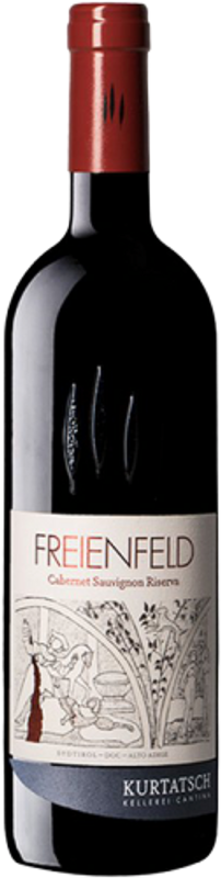 Flasche Freienfeld Cabernet Sauvignon Riserva Alto Adige DOC von Kellerei Kurtatsch
