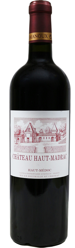Bottiglia di Château Haut-Madrac A.O.C. di Château Haut-Madrac