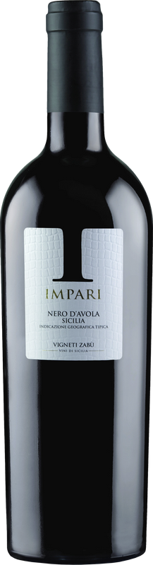 Bottiglia di Impari Nero d'Avola Sicilia IGP di Vigneti Zabù