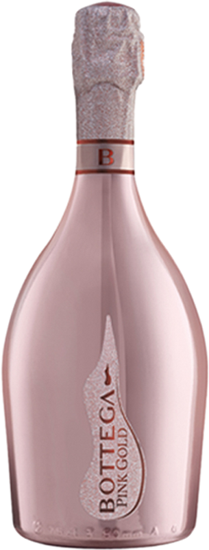 Bouteille de Prosecco DOC Rosé Pink Gold Alexander de Bottega