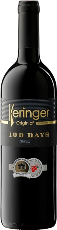 Bottiglia di 100 Days Shiraz di Weingut Keringer