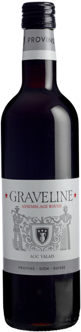 Image of Provins Assemblage rouge AOC Graveline - 100cl - Wallis, Schweiz bei Flaschenpost.ch