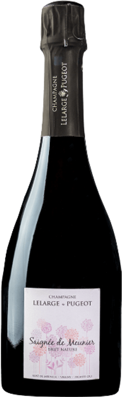 Bottiglia di Champagne Rosé Saignée de Meunier di Lelarge-Pugeot
