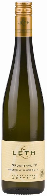 Bouteille de Gruner Veltliner Brunnthal de Weingut Leth