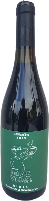 Bottiglia di Que Vida Garnacha DOCG Rioja di Santiago Ijalba S.A.