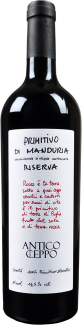 Image of Antico Ceppo Primitivo di Manduria Riserva - 75cl - Apulien, Italien bei Flaschenpost.ch