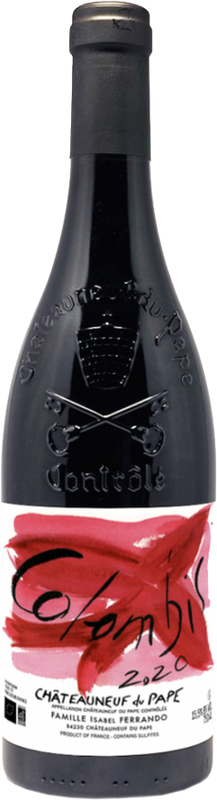 Bottle of Colombis Chât.-du-Pape AOC from Domaine Isabel Ferrando