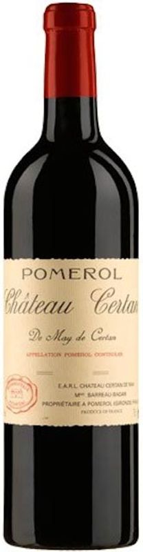 Bottiglia di Chateau Certan de May de Certan Pomerol AOC di Certan