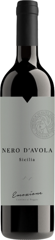 Image of Cantina al Poggio Nero d'Avola DOC Sicilia - 100cl - Sizilien, Italien