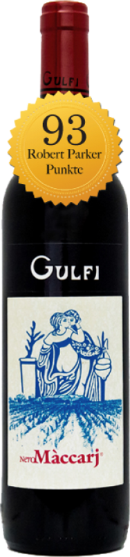 Bottle of NeroMaccarj IGT from Gulfi