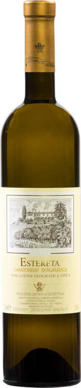 Bottiglia di Chardonnay Bergamasca IGT Estereta di Castello degli Angeli