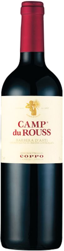 Bottle of Barbera d'Asti DOC Camp du Rouss from Coppo