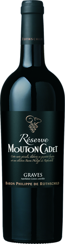 Bottle of Mouton Cadet Reserve Graves rouge from Baron Philippe Rothschild