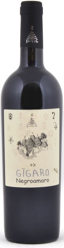 Flasche Negroamaro Salento IGT Gigaro von Ionis