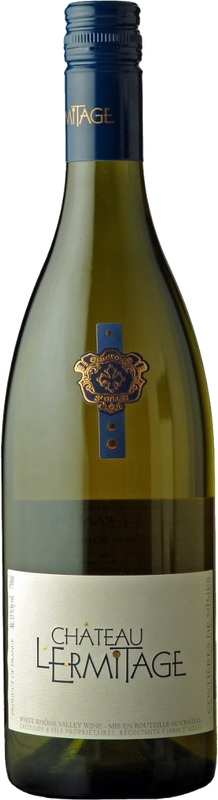 Flasche Château l'Ermitage Blanc Auzan Costières de Nîmes AOC von Jean de Boigne