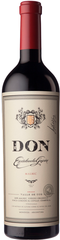 Bottle of DON Malbec Mendoza from Escorihuela Gascon